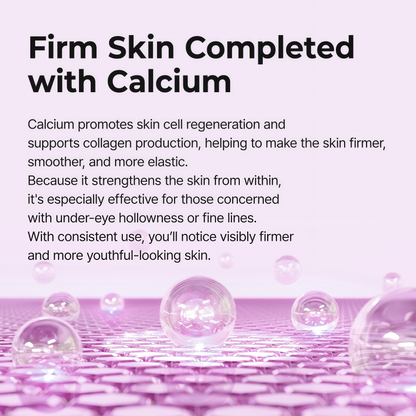 Calcium Core Restoration Duo - Cemenrete Calcium Multi Balm 9g & Calcium Volume Eye Patch 60ea Set – Hydrating Multi Balm + Firming Under Eye Patches for Bright, Smooth & Youthful Skin